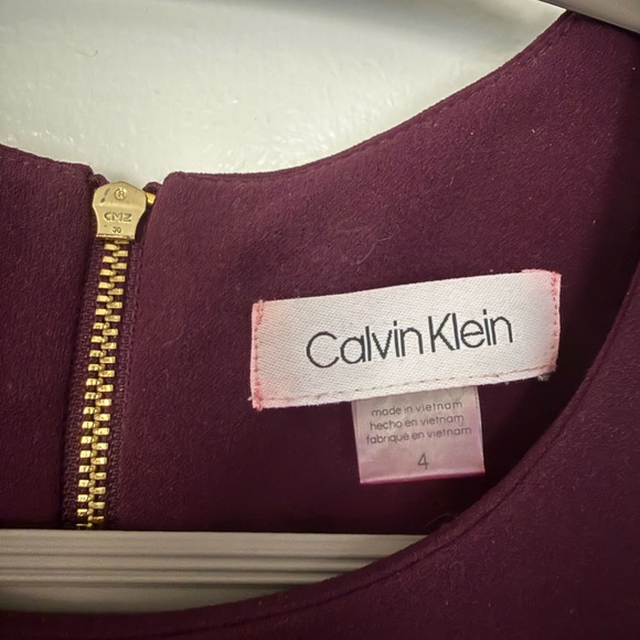 Calvin Klein Rich Purple Midi Dress - Picture 3 of 5